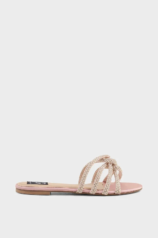 Feminine and romantic women's shoe designsFormal Slip On IF0001-Nude Pink