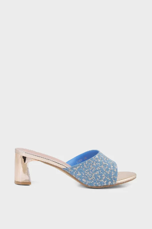 Stylish and supportive women's shoes for plantar fasciitisFormal Slip On IF0031-Blue