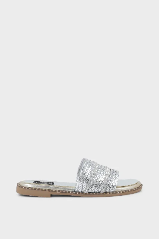 Versatile and elegant women's shoes for any outfitFormal Slip On IF0064-Silver