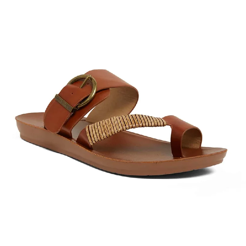 Stylish and practical women's shoes for rainy daysGeneva Slide in Light Tan Smooth