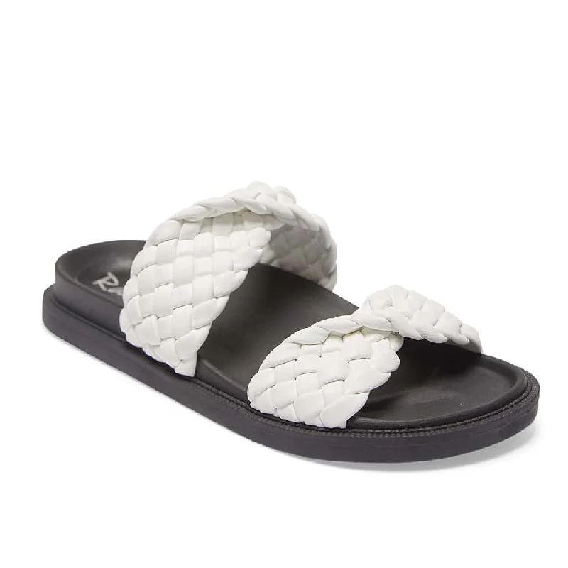 Versatile and adaptable women's shoes for every occasionGhost Slide in White Smooth