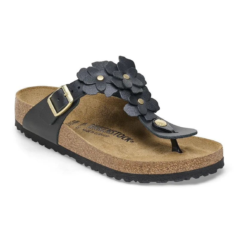 Bold and colorful women's shoes for making a statementGizeh - Black Flowers