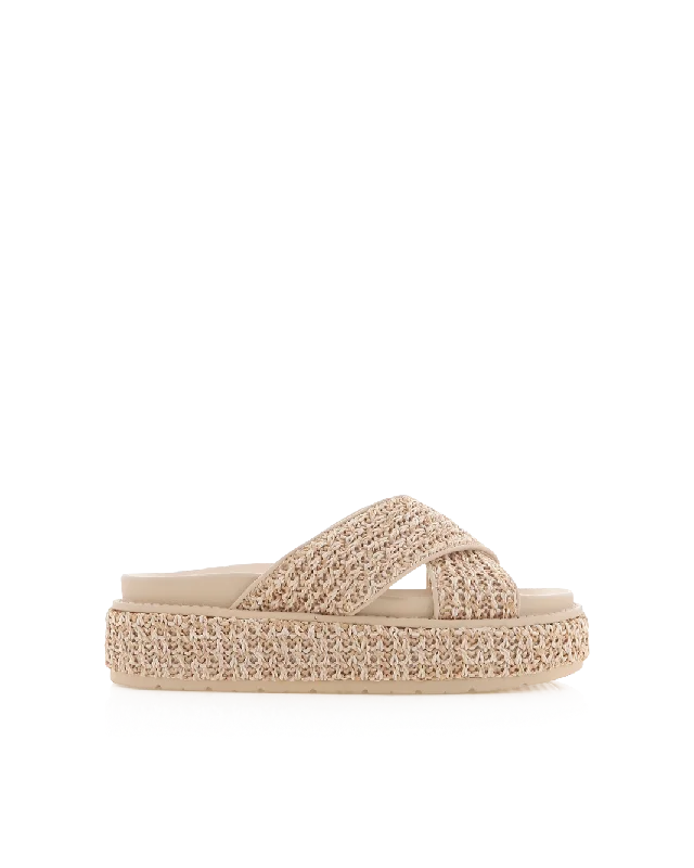 Vibrant and colorful women's shoe collectionsHAISLEY - NATURAL RAFFIA