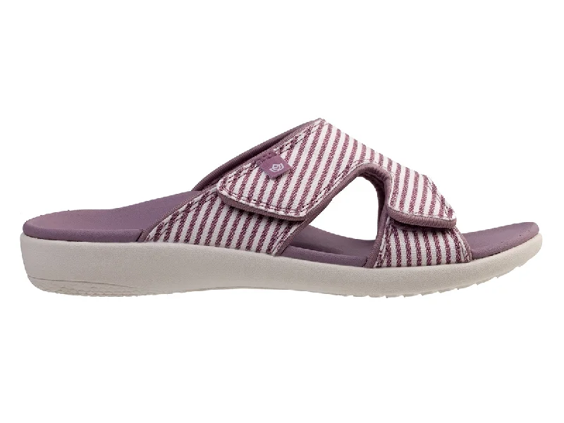 Stylish and supportive women's shoes for plantar fasciitisKholo Stripe
