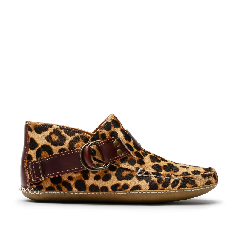 Stylish and practical women's shoes for rainy daysKKB Original Ring Boot - Leopard Print Leather