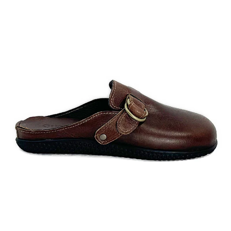 Elegantly crafted women's shoesMen’s Portland Mule: Exersole® by Quoddy "Barefoot Fit" Brown