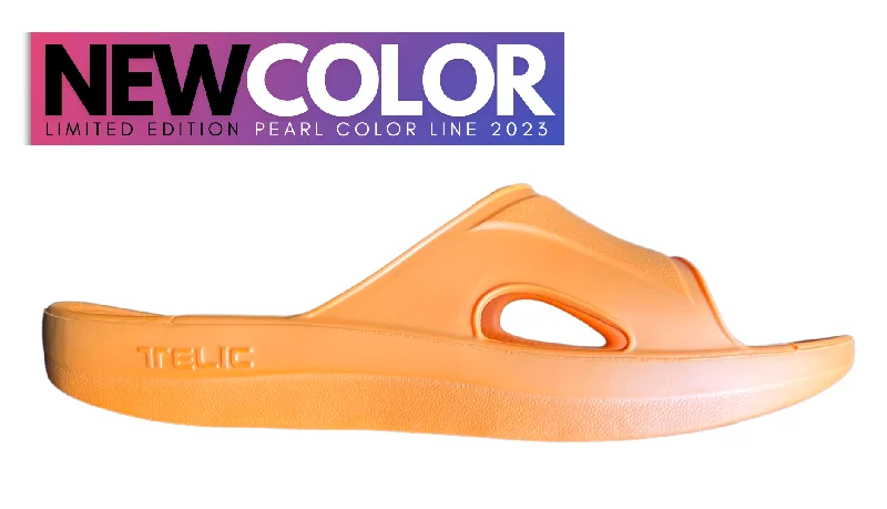 Chic and stylish women's shoes for fashion weekOrange Pearl