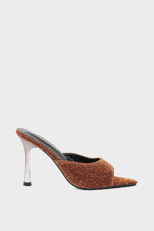 Chic and stylish women's shoes for graduation ceremoniesParty Wear Slip On I29297-Brown