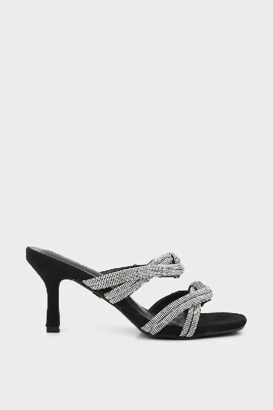 Chic and stylish women's shoes for summerParty Wear Slip On I29299-Black