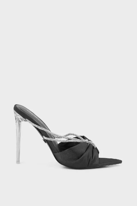 Elegantly stylish women's shoesParty Wear Slip On I29302-Black