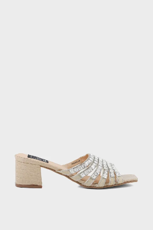 Practical and functional women's footwear solutionsParty Wear Slip On IP0001-Beige