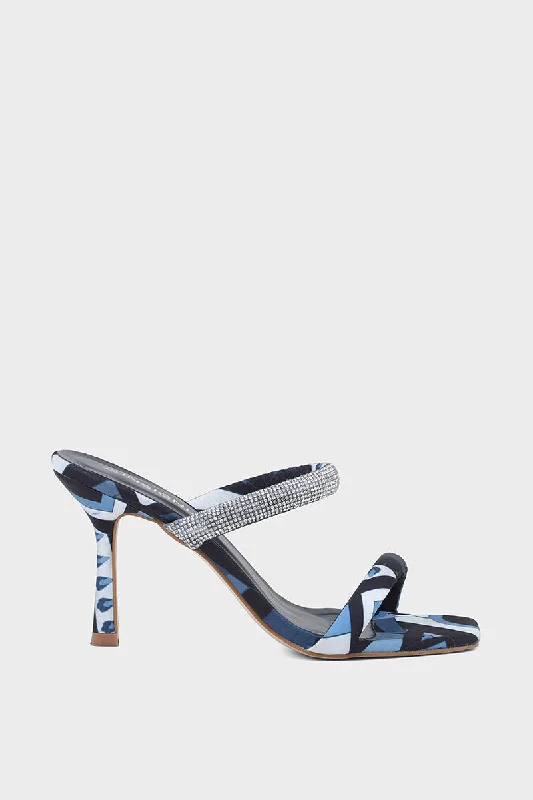 Elegant and classic women's shoes for prom nightParty Wear Slip On IP0012-Blue