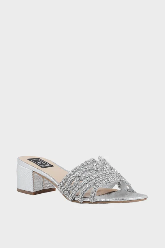 Elegantly crafted women's shoesParty Wear Slip On IP0023-Silver