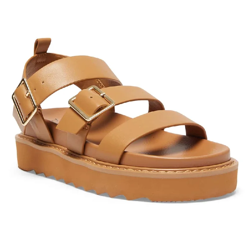 Chic and trendy women's shoe fashionsPhoebe Sandal in Tan Smooth