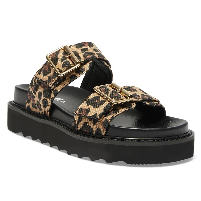 Comfy and stylish women's shoes for everyday elegancePoppy Slide in Animal Fabric