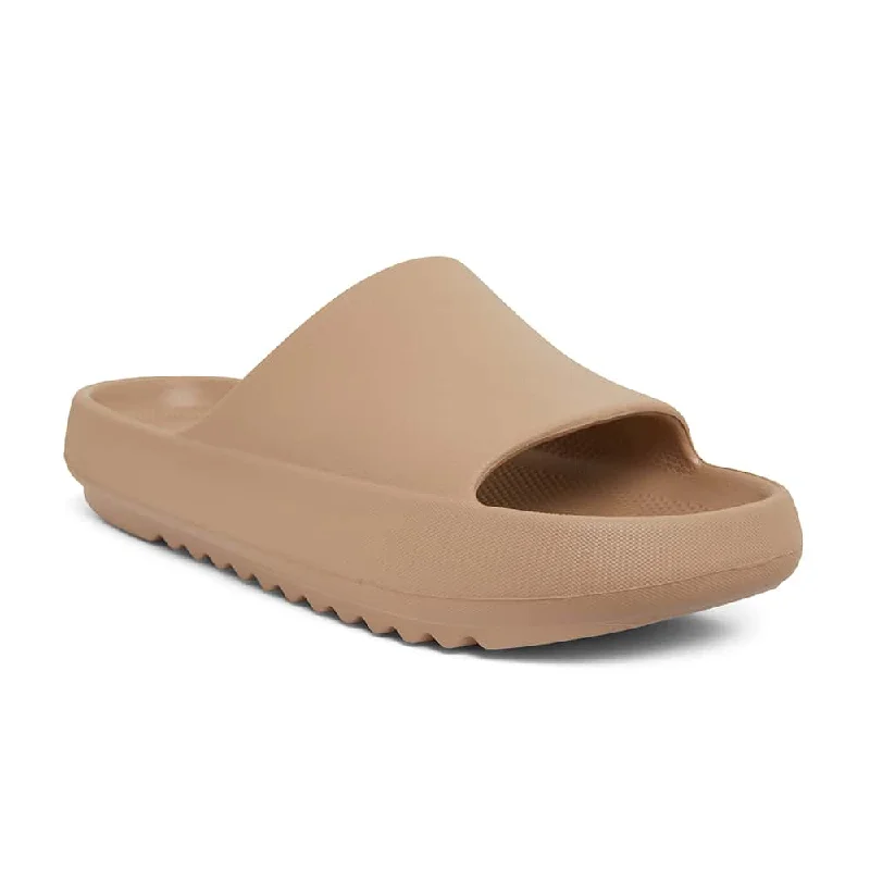 Elegant and sophisticated women's shoes for red carpet eventsSplash Slide in Taupe Smooth