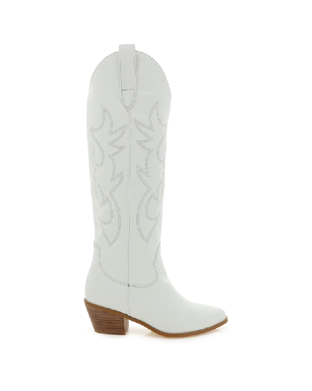 Stunning and glamorous women's shoes for evenings outURSON - WHITE