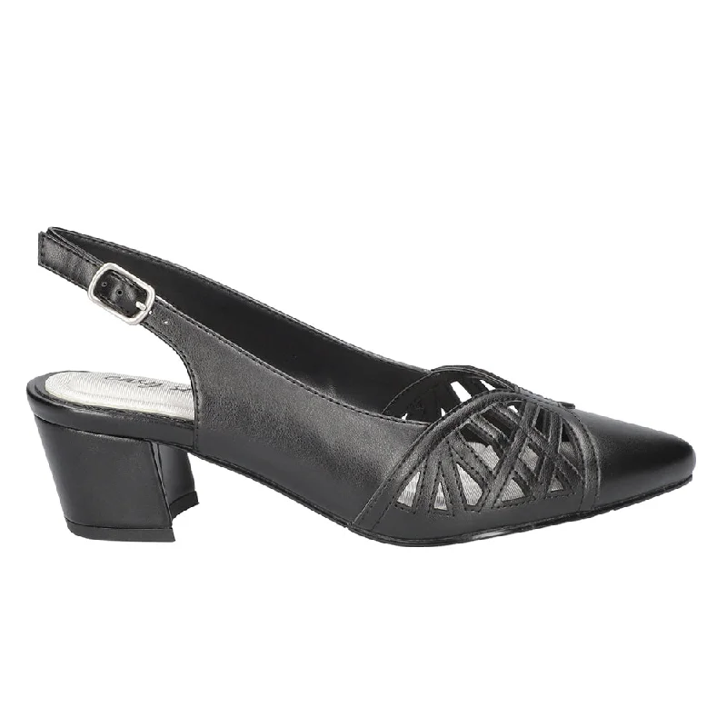 Chic and trendy women's shoes for the officeBizzy Cut-Outs Sling Back Block Heel Pointed Toe Pumps