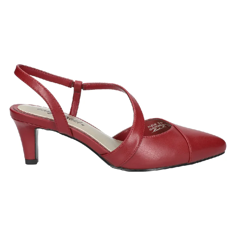 Colorful and vibrant women's shoe patternsEmerald Slingback Pointed Toe Pumps