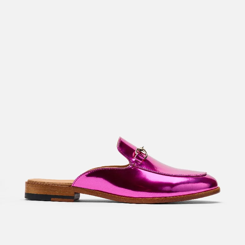 Vibrant and colorful women's shoe collectionsMs. Del Sol Magenta Loafer Mule